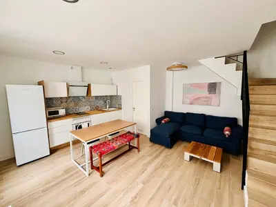 Una cocina o zona de cocina en Playa de las Canteras-Albareda 2
