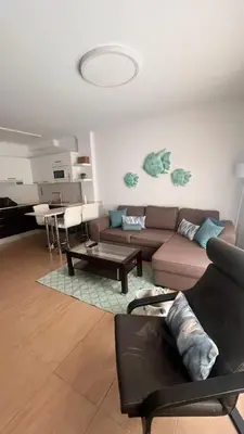 Zona de estar de VV Janoa Playa Las Canteras 1