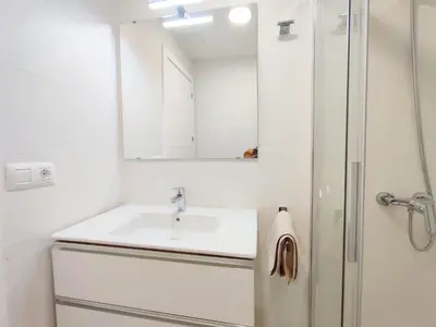 Un baño de Luxury Apartments Las Canteras