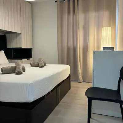 Cama o camas de una habitación en Casa Francisca 100 mt from the beach By lucaproperties