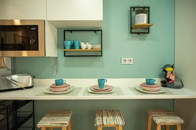 Una cocina o zona de cocina en Hafida's Dream