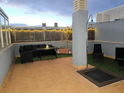 Un balcón o terraza de Atico Residencial Sardina Gáldar