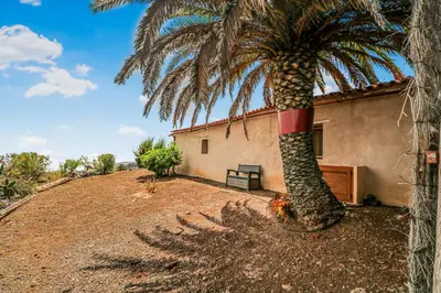 Jardín al aire libre en Trendy Rural House Casa Tazirga