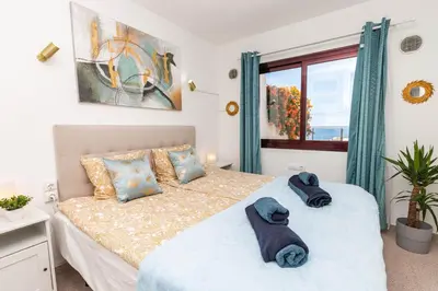 Cama o camas de una habitación en Apartment Sabi Star Puerto Rico
