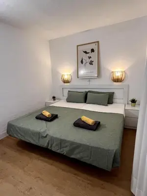 Cama o camas de una habitación en Casa4You 110 - With heated pool, city and partial sea views