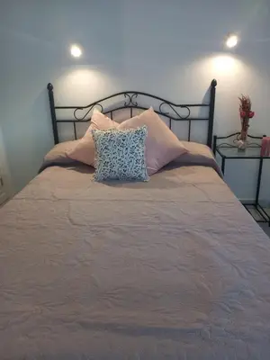 Cama o camas de una habitación en Bungalows Maspalomas
