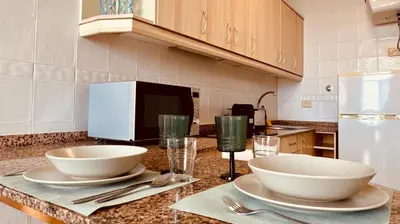 Una cocina o zona de cocina en Click&Guest - Vista Bayuca Near Yumbo
