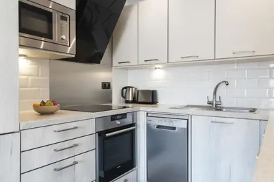 Una cocina o zona de cocina en Piscina Infinita Paraiso Puerto Rico