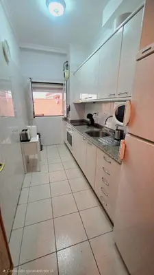 Una cocina o zona de cocina en Casa MOLINA con TERRAZA al lado de la playa
