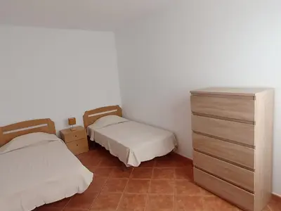 Cama o camas de una habitación en Sol Costa Arinaga