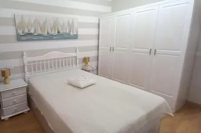 Cama o camas de una habitación en Casa Aurora