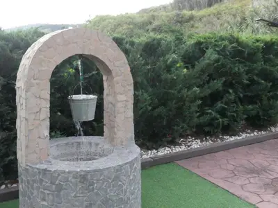 Jardín al aire libre en Holiday Home El Brezal