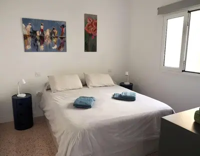 Cama o camas de una habitación en Ático La Isleta