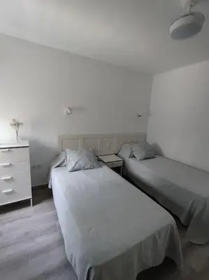 Cama o camas de una habitación en Flamboyán Vista Mar