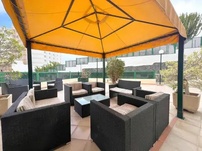 Zona de estar de Apartament close to Playa del Inglés Beach