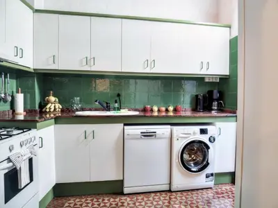Una cocina o zona de cocina en Casa Verde de Guía