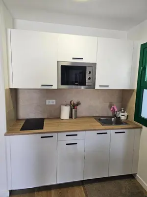 Una cocina o zona de cocina en apartamentos canaima 217