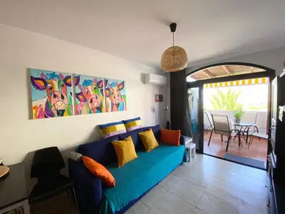 Zona de estar de Sweet Home on the Beach 212