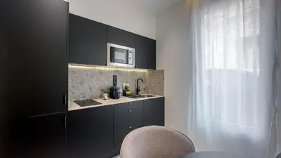 Una cocina o zona de cocina en Gran Canaria Beach Folks