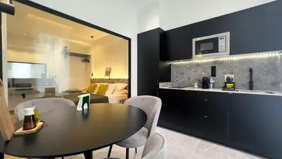 Una cocina o zona de cocina en Gran Canaria Beach Folks