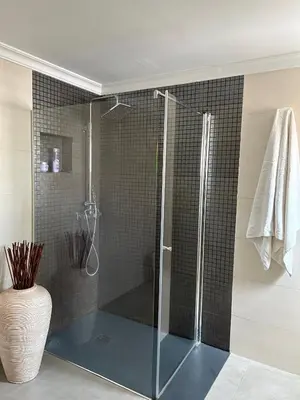 Un baño de Villa ArenaMar with private Pool