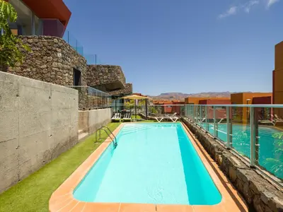 Piscina en o cerca de Green 9 the Dream Villa with pool and views by CanaryScape