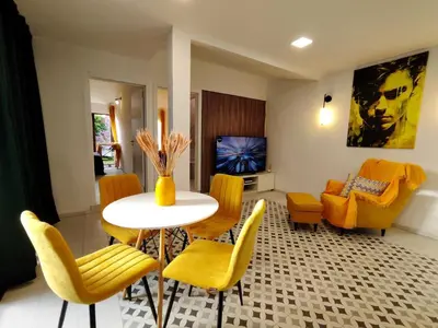 Zona de estar de Bungalow BAHIA AMARILLO