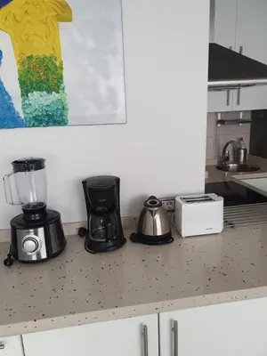 Una cocina o zona de cocina en Cozy-Apartment