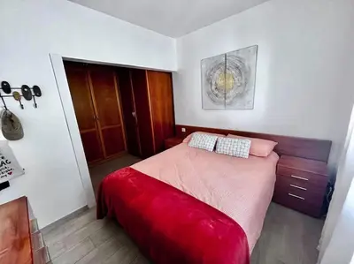 Cama o camas de una habitación en Apartamento en Ciudad Jardín