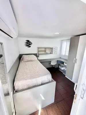 Cama o camas de una habitación en Apartamento en Ciudad Jardín