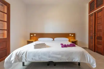 Cama o camas de una habitación en La Casa del Molinero