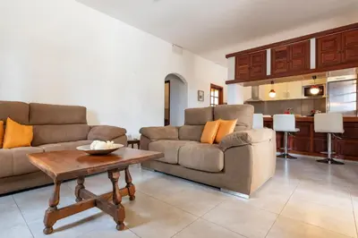 Zona de estar de La Casa del Molinero