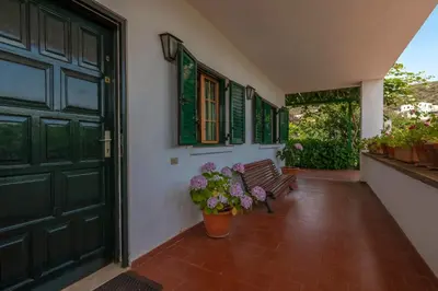 Jardín al aire libre en La Casita de Don Enrique