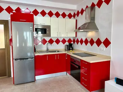 Una cocina o zona de cocina en Sunny Monaco Puerto Rico
