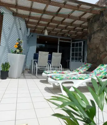 Plano de 2BR Bungalow with Sunny Private Terrace - Secure Gear Storage