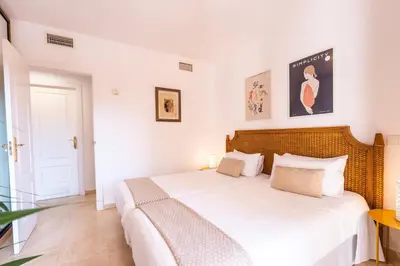 Cama o camas de una habitación en Vilos Canteras