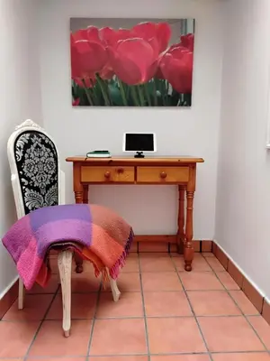 Una televisión o centro de entretenimiento en Casa Paca Maspalomas