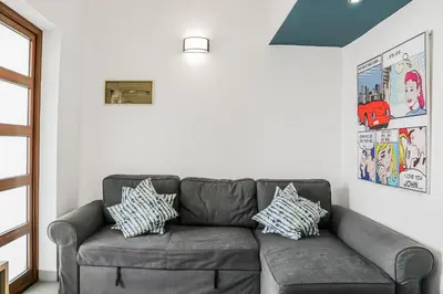 Zona de estar de Lux 2BR Maspalomas Pool Terrace