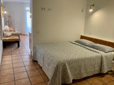 Cama o camas de una habitación en EL PATIO De Arguineguìn