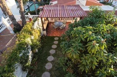 Jardín al aire libre en Vista Faro