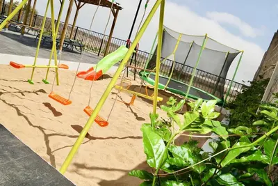 Zona de juegos infantil en Los Adejo