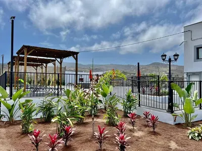 Jardín al aire libre en Los Adejo