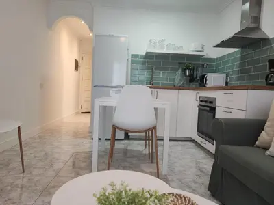 Una cocina o zona de cocina en Nice cozy apartment near the dunes