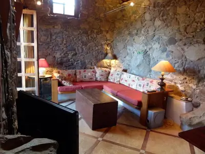 Zona de estar de Historisches Bauernhaus