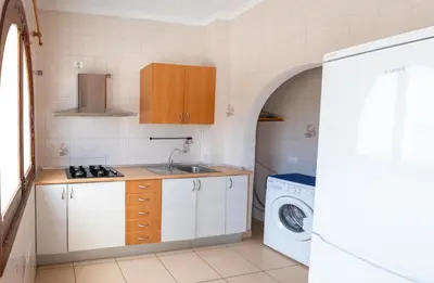 Una cocina o zona de cocina en Apartamento en Las Palmas cerca de Vegueta con vistas