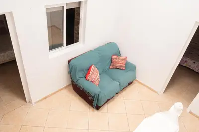 Cama o camas de una habitación en Apartamento en Las Palmas cerca de Vegueta con vistas