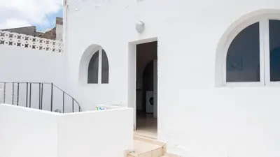 Un balcón o terraza de Apartamento en Las Palmas cerca de Vegueta con vistas