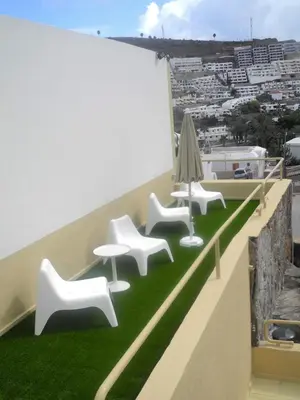 Un balcón o terraza de Apartamentos Los Mocanes