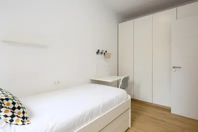 Cama o camas de una habitación en SG Canteras Nomads Family House