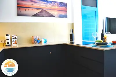 Una cocina o zona de cocina en Puerto Rico Ocean View
